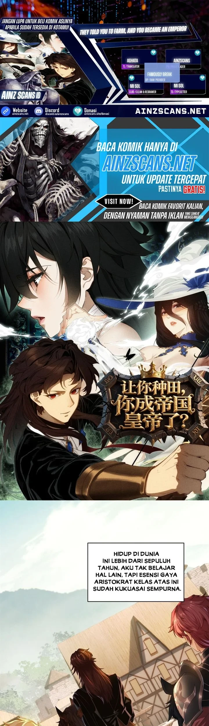 Komik They Told You to Farm, and You Became an Emperor? Chapter 4 gambar 1