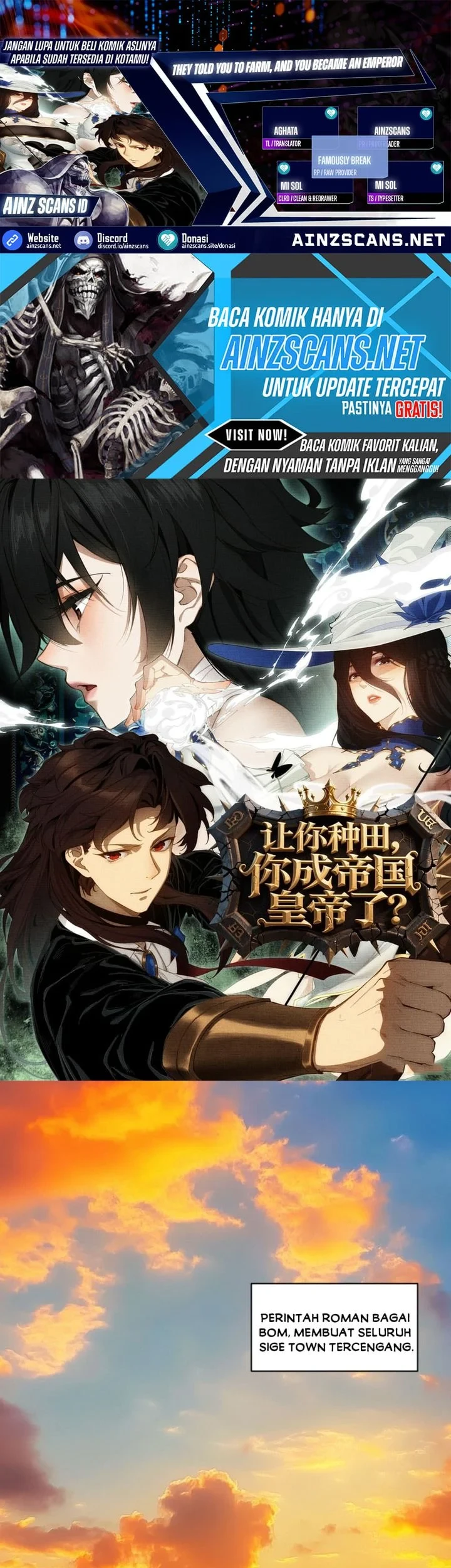 Komik They Told You to Farm, and You Became an Emperor? Chapter 5 gambar 1