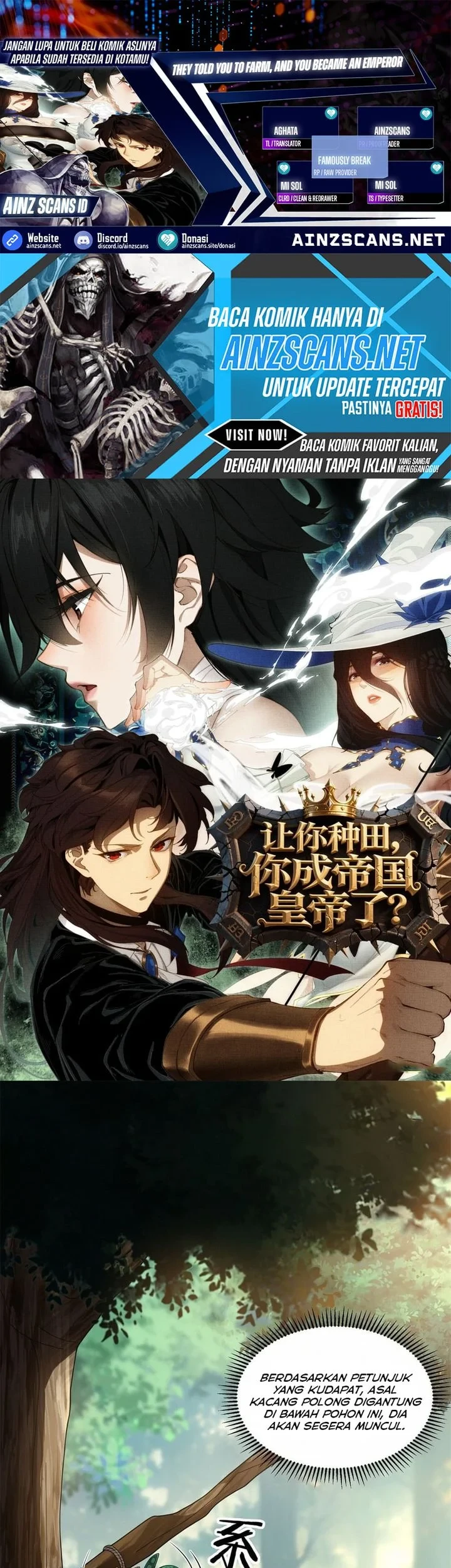 Komik They Told You to Farm, and You Became an Emperor? Chapter 8 gambar 1