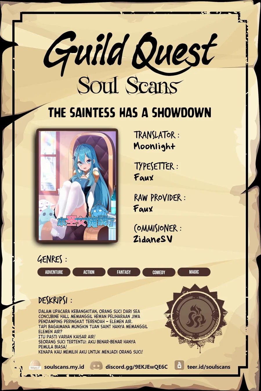 Komik This Saint Has A Showdown Chapter 170 gambar 1