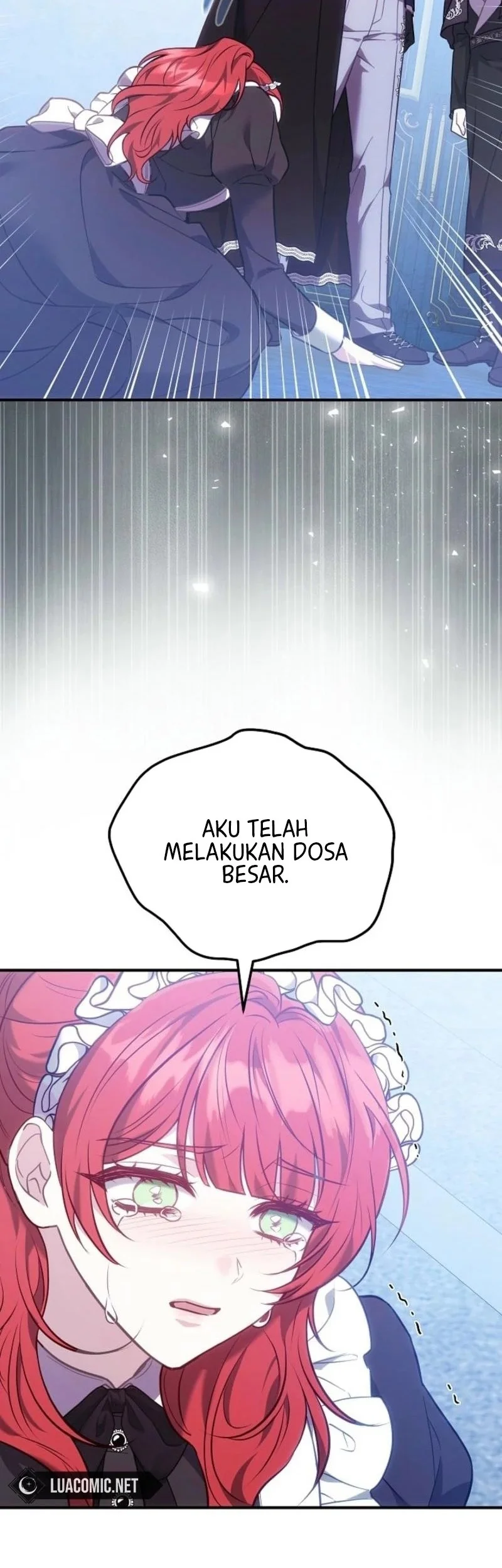 Manhwa Though I’m a Homebody, I Found Myself in a Dark Captive Genre Chapter 19 gambar 2