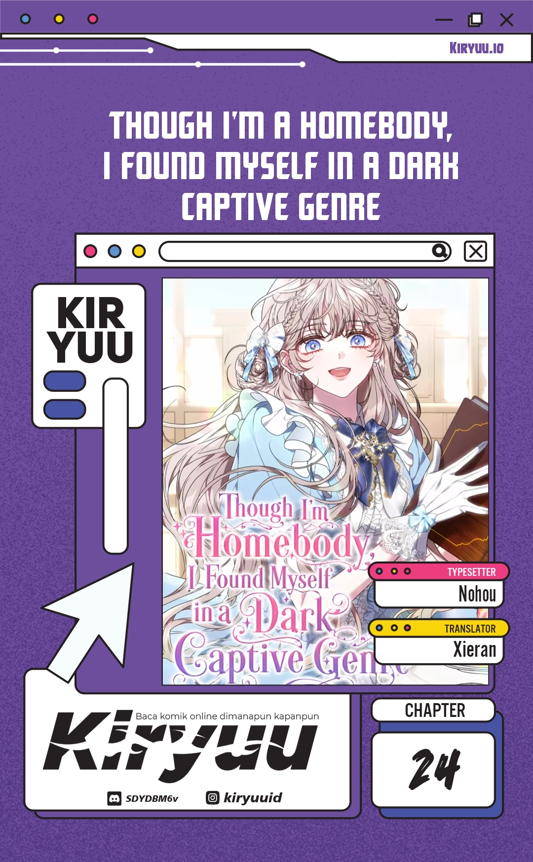 Manhwa Though I’m a Homebody, I Found Myself in a Dark Captive Genre Chapter 24 gambar 2