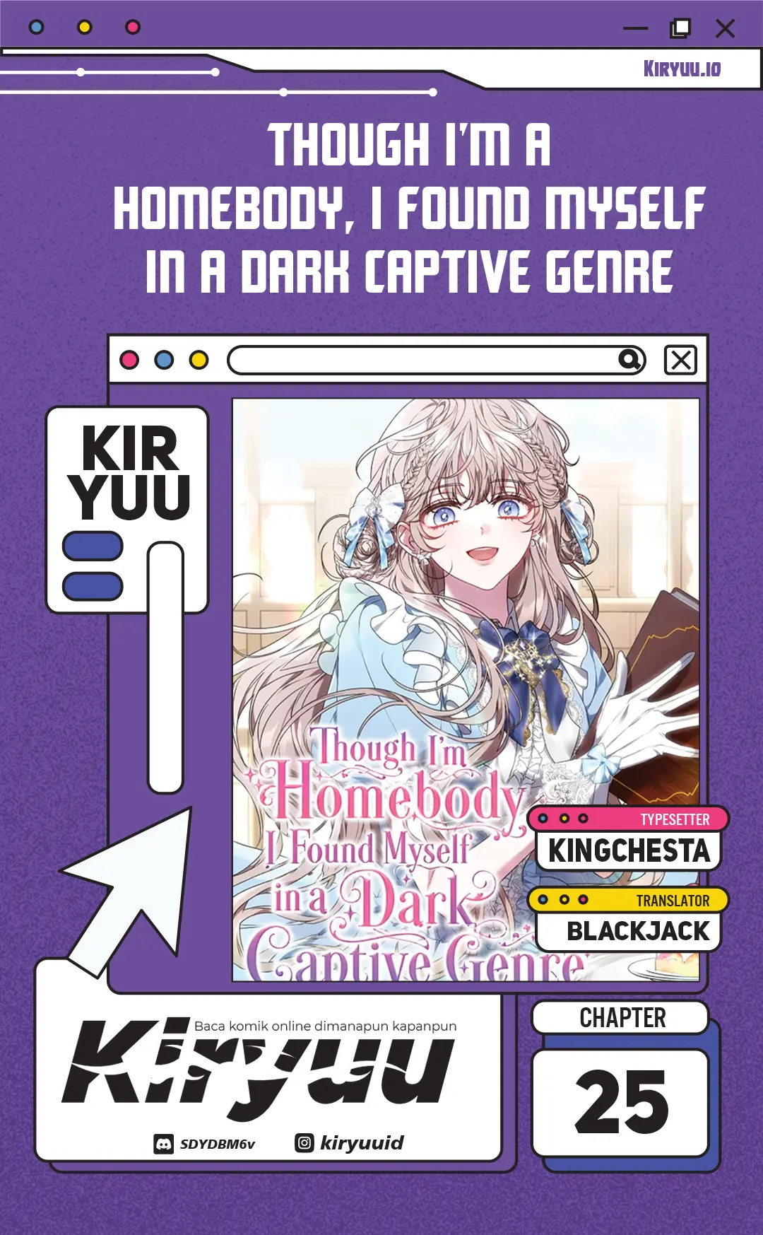 Komik Though I’m a Homebody, I Found Myself in a Dark Captive Genre Chapter 25 gambar 1