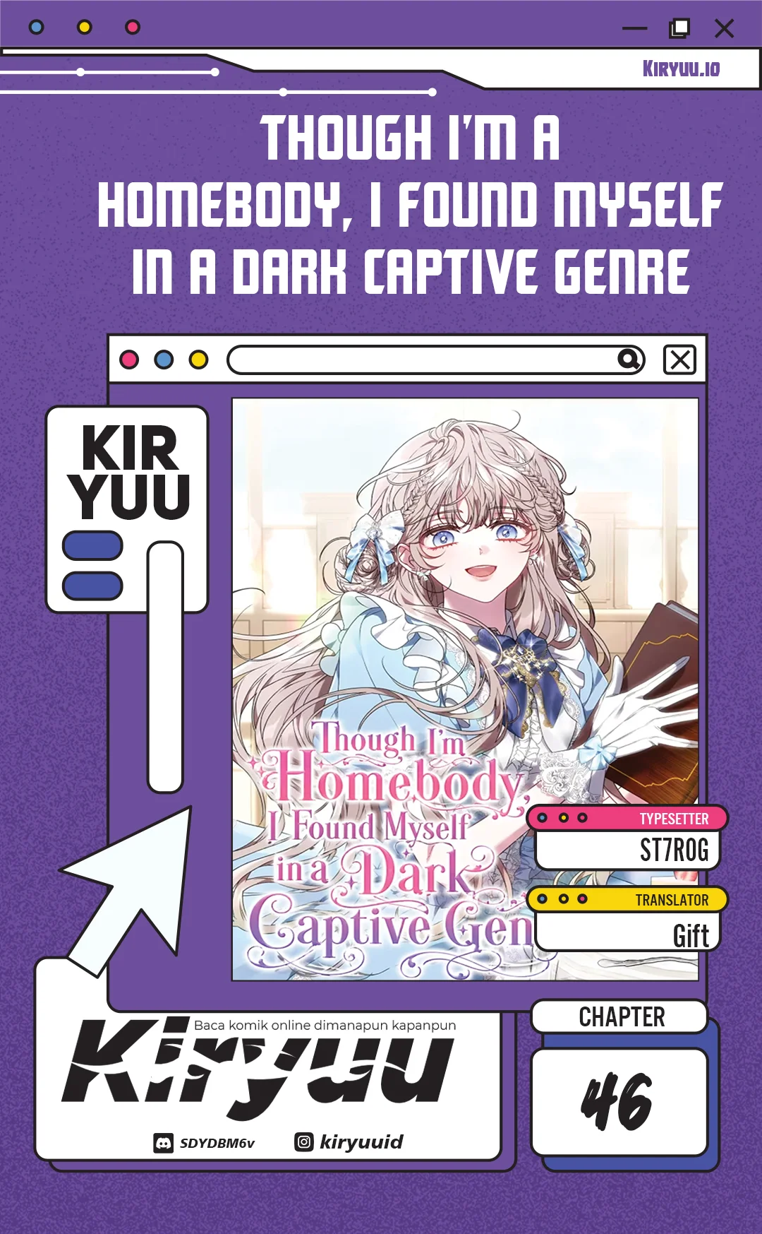 Komik Though I’m a Homebody, I Found Myself in a Dark Captive Genre Chapter 46 gambar 1
