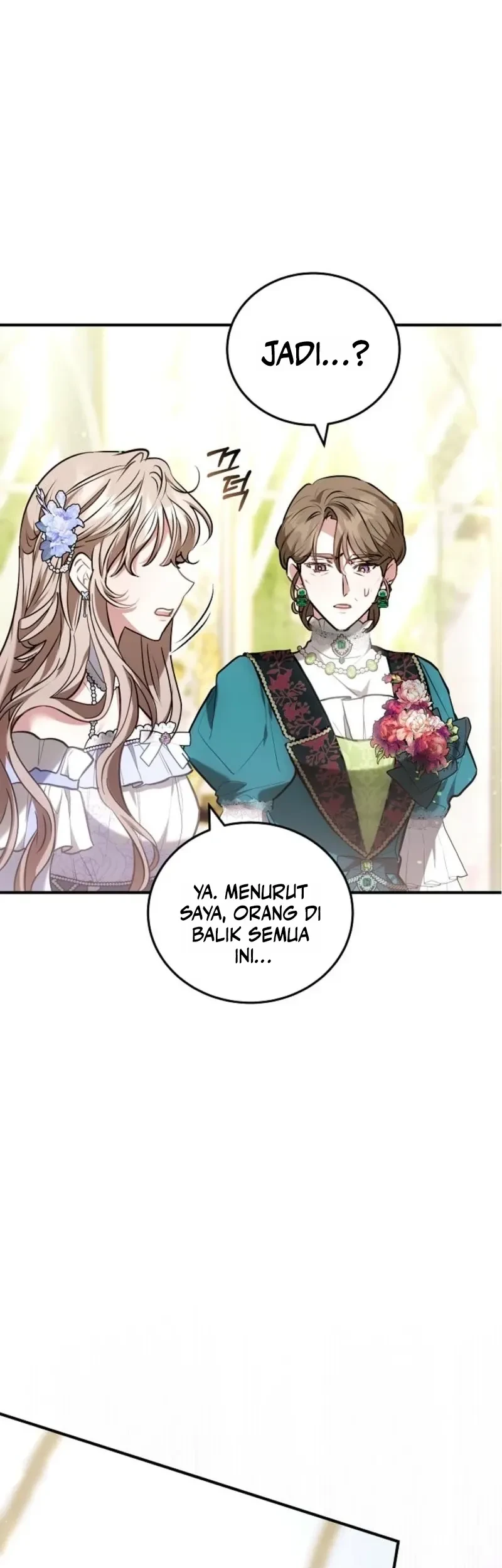 Manhwa Though I’m a Homebody, I Found Myself in a Dark Captive Genre Chapter 48 gambar 2