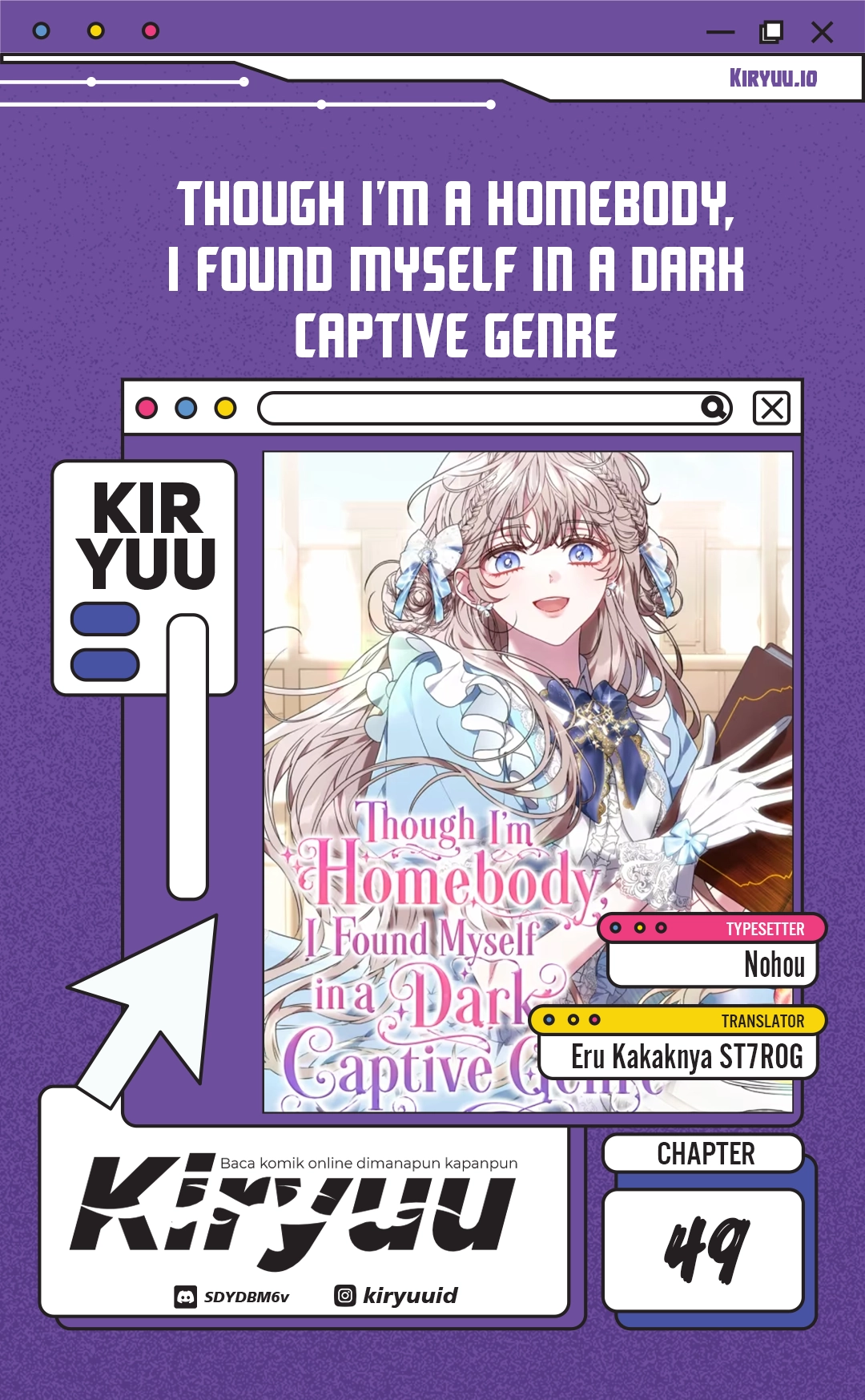 Komik Though I’m a Homebody, I Found Myself in a Dark Captive Genre Chapter 49 gambar 1