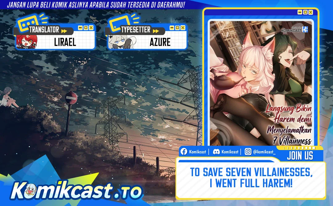 Komik To Save Seven Villainesses, I Went Full Harem! Chapter 52 gambar 1