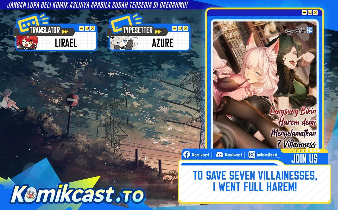 Komik To Save Seven Villainesses, I Went Full Harem! Chapter 64 gambar 1