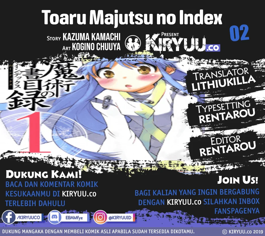 Manga Toaru Majutsu no Index Chapter 2 gambar 2