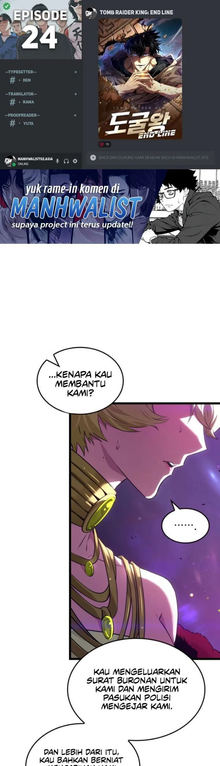 Komik Tomb Raider King: End Line Chapter 24 gambar 1