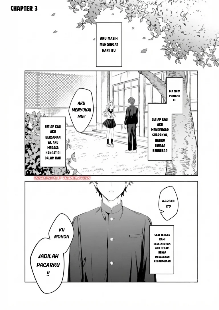 Manga Tomodachi to Koibito, Docchi ga Daiji nano? Chapter 3 gambar 2