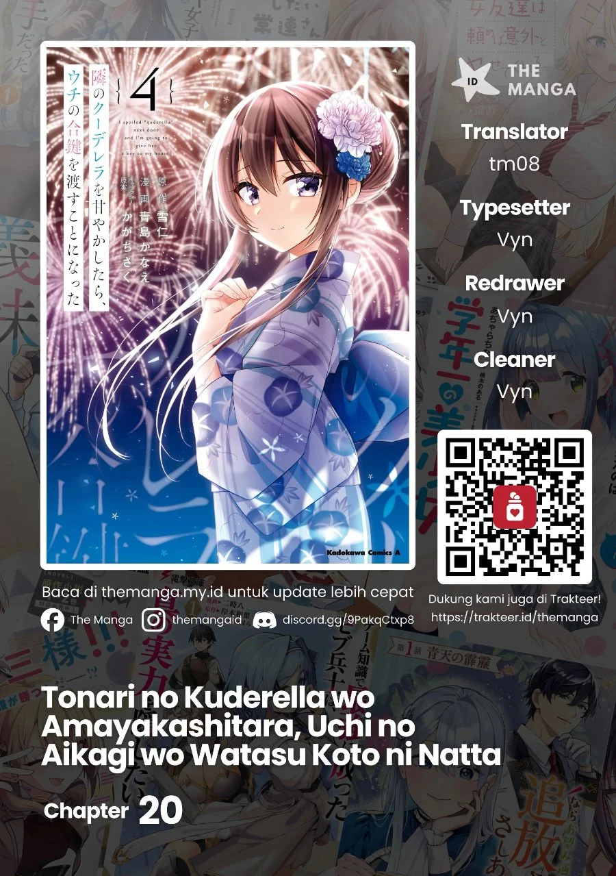 Komik Tonari No Kuuderera O Amayakashitara, Uchi No Aikagi O Watasu Koto Ni Natta Chapter 20 gambar 1