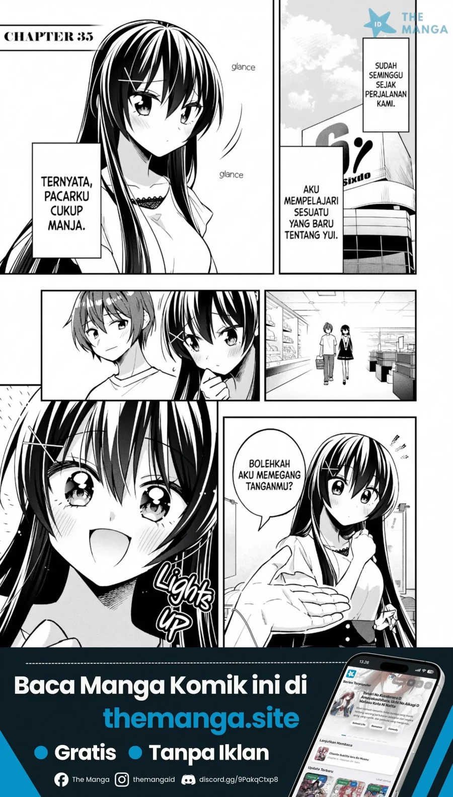 Manga Tonari No Kuuderera O Amayakashitara, Uchi No Aikagi O Watasu Koto Ni Natta Chapter 35 gambar 2