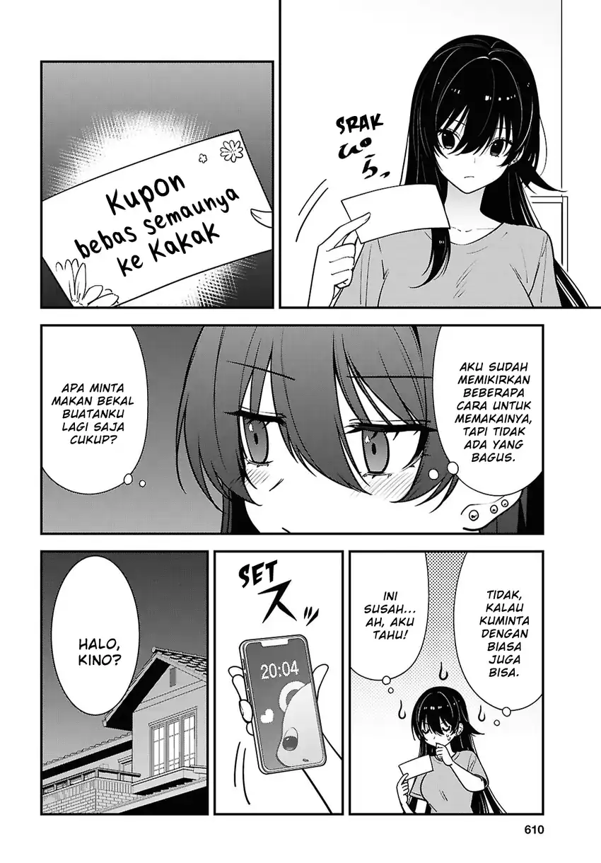 Manga Tonari no Seki no Yankee Shimizu-san ga Kami o Kuroku Sometekita Chapter 19 gambar 2