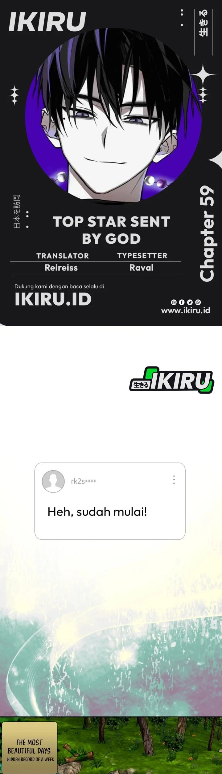 Komik Top Star Sent by God Chapter 59 gambar 1