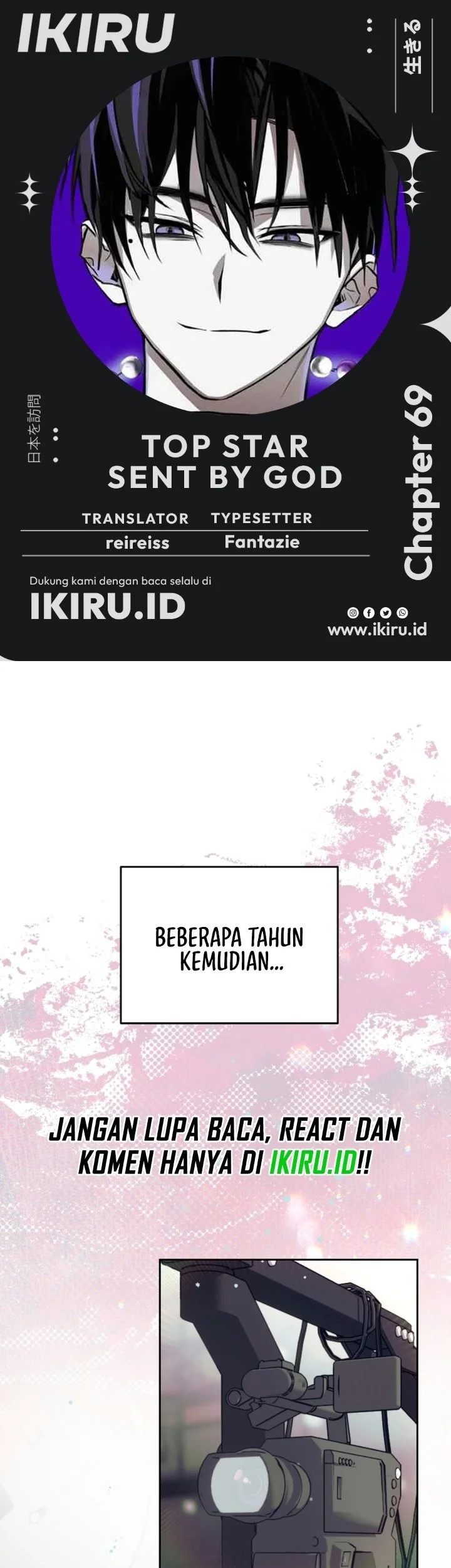 Komik Top Star Sent by God Chapter 69 gambar 1