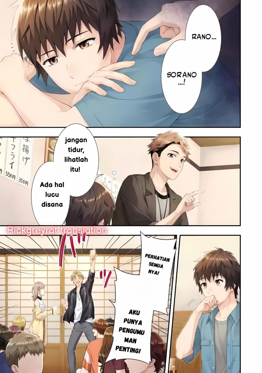 Komik Toumei na Yoru ni Kakeru-kun to, Me ni Mienai Koi wo Shita. Chapter 1 gambar 1