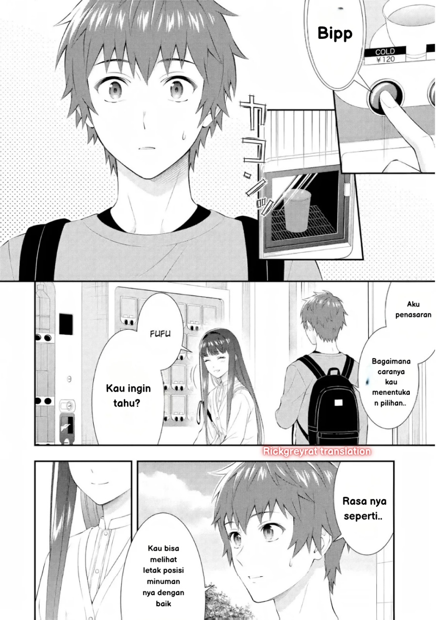 Manga Toumei na Yoru ni Kakeru-kun to, Me ni Mienai Koi wo Shita. Chapter 2 gambar 2