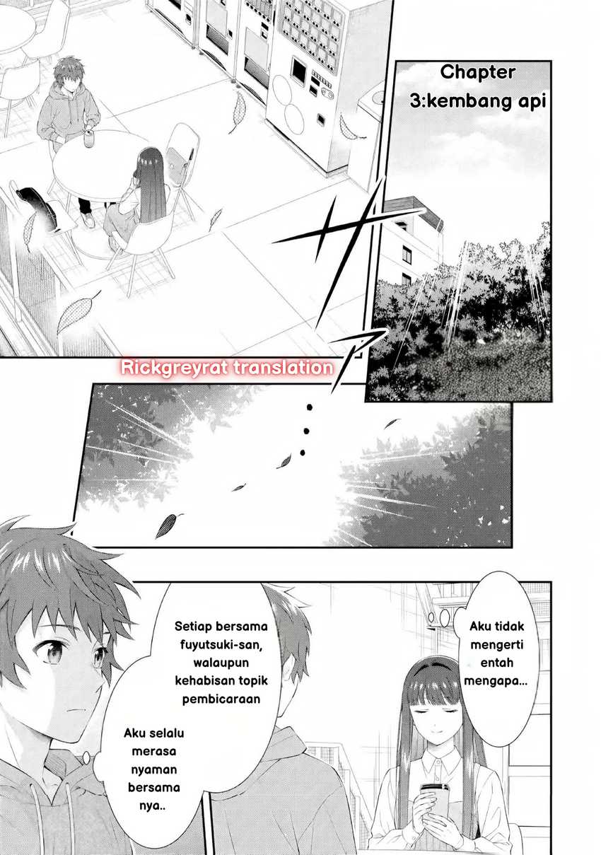 Komik Toumei na Yoru ni Kakeru-kun to, Me ni Mienai Koi wo Shita. Chapter 3 gambar 1