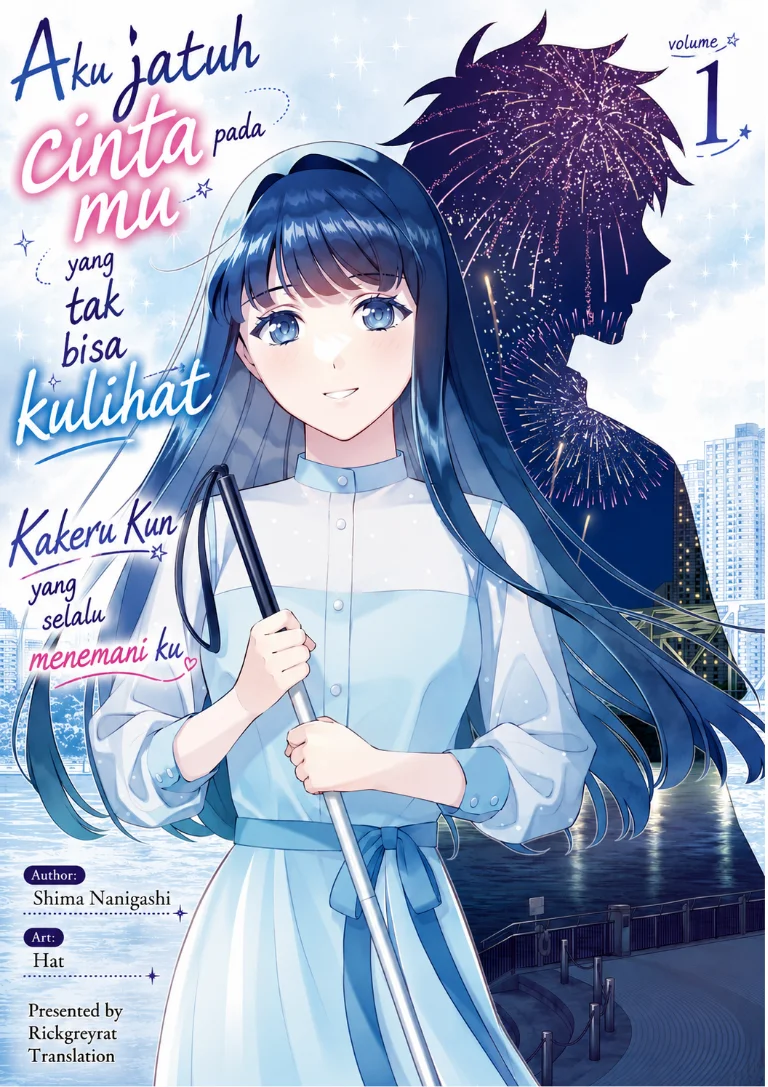 Komik Toumei na Yoru ni Kakeru-kun to, Me ni Mienai Koi wo Shita. Chapter 5.2 gambar 1