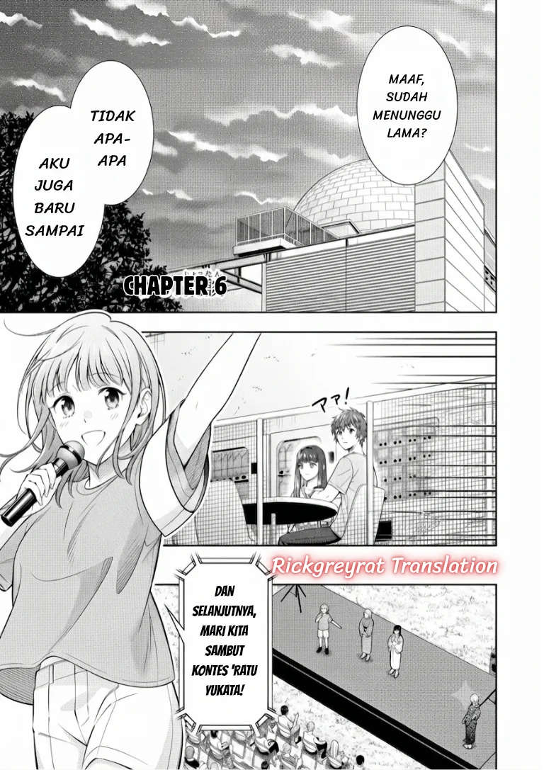 Manga Toumei na Yoru ni Kakeru-kun to, Me ni Mienai Koi wo Shita. Chapter 6 gambar 2