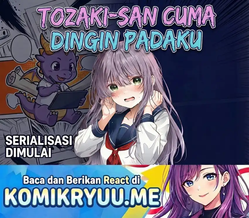 Komik Tozaki-san wa Boku ni Dake Tsumetai Chapter 12 gambar 1