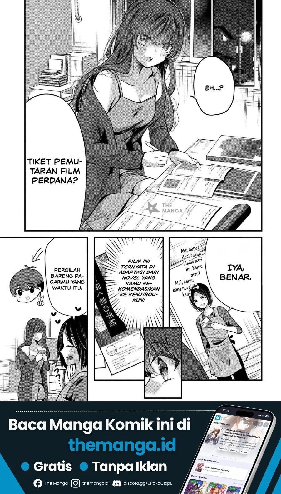 Manga Tozaki-san wa Boku ni Dake Tsumetai Chapter 19 gambar 2