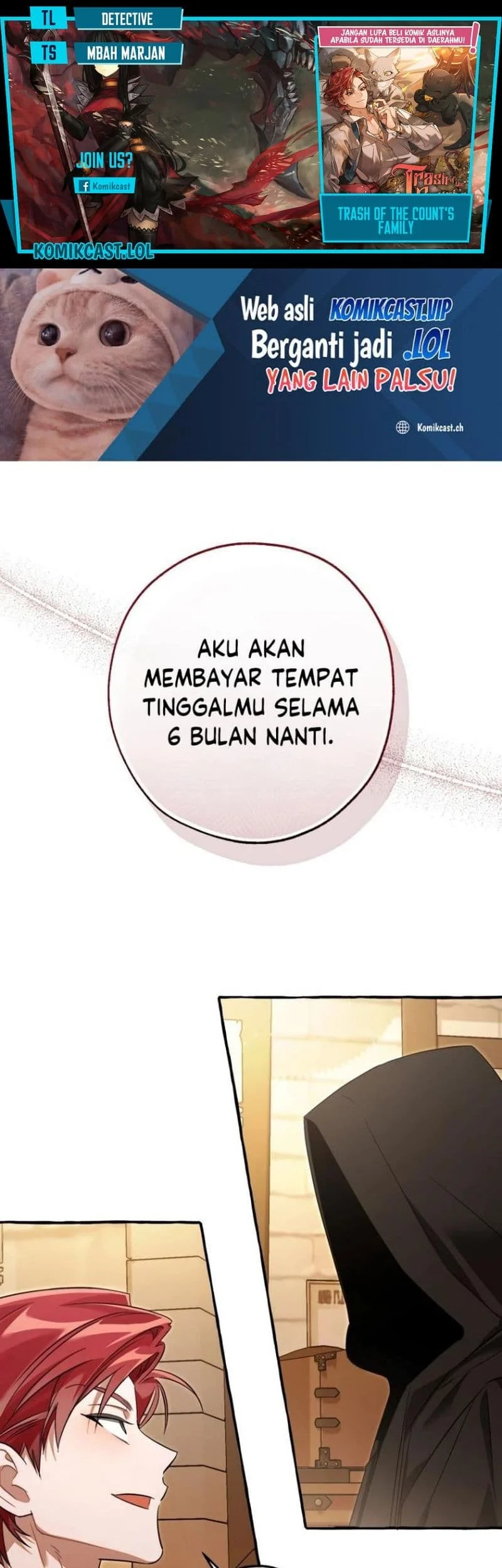 Komik Trash of the Count’s Family Chapter 126 gambar 1