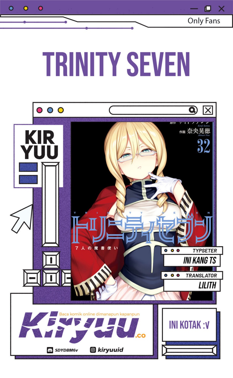 Komik Trinity Seven Chapter 147 gambar 1
