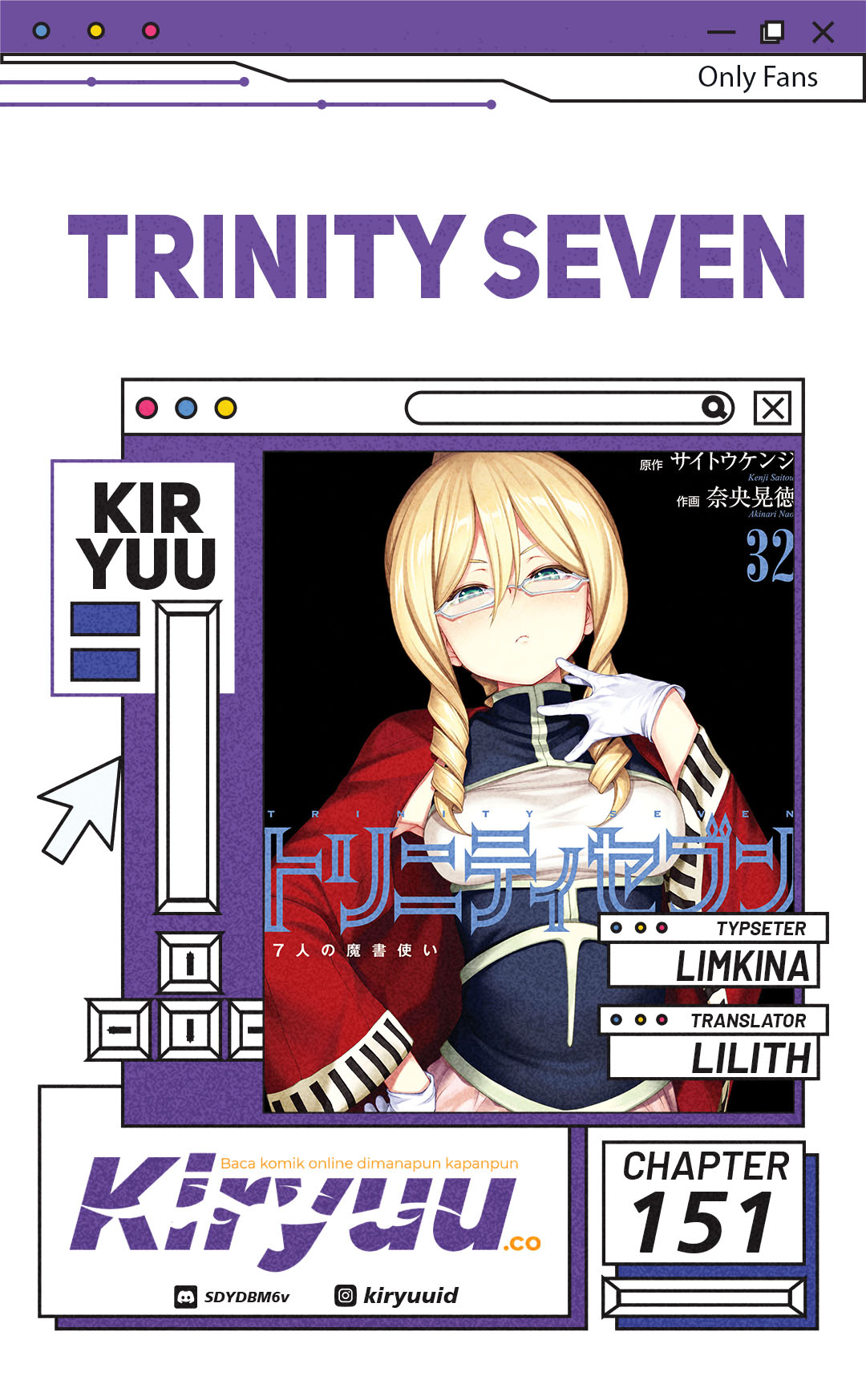 Komik Trinity Seven Chapter 151 gambar 1