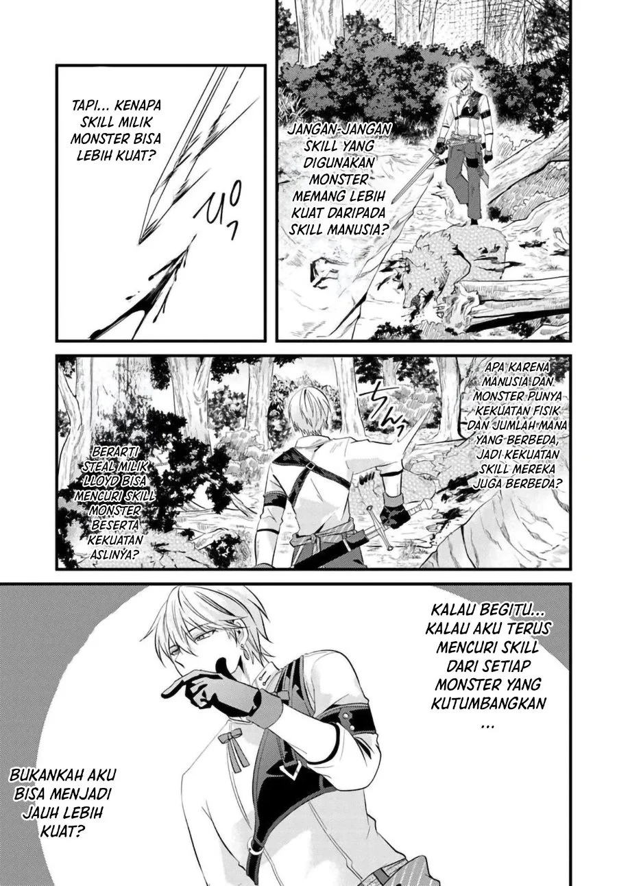Komik Tsuihou-kei no Akuyaku Party no Leader ni Tensei shita node, Zamaa sareru mae ni Jibun wo Tsuihou shimashita. ~Skill wo Ubau 'Steal' tte Akuyaku-sugiru kedo Tsuyosugiru . Chapter 2.2 gambar 1