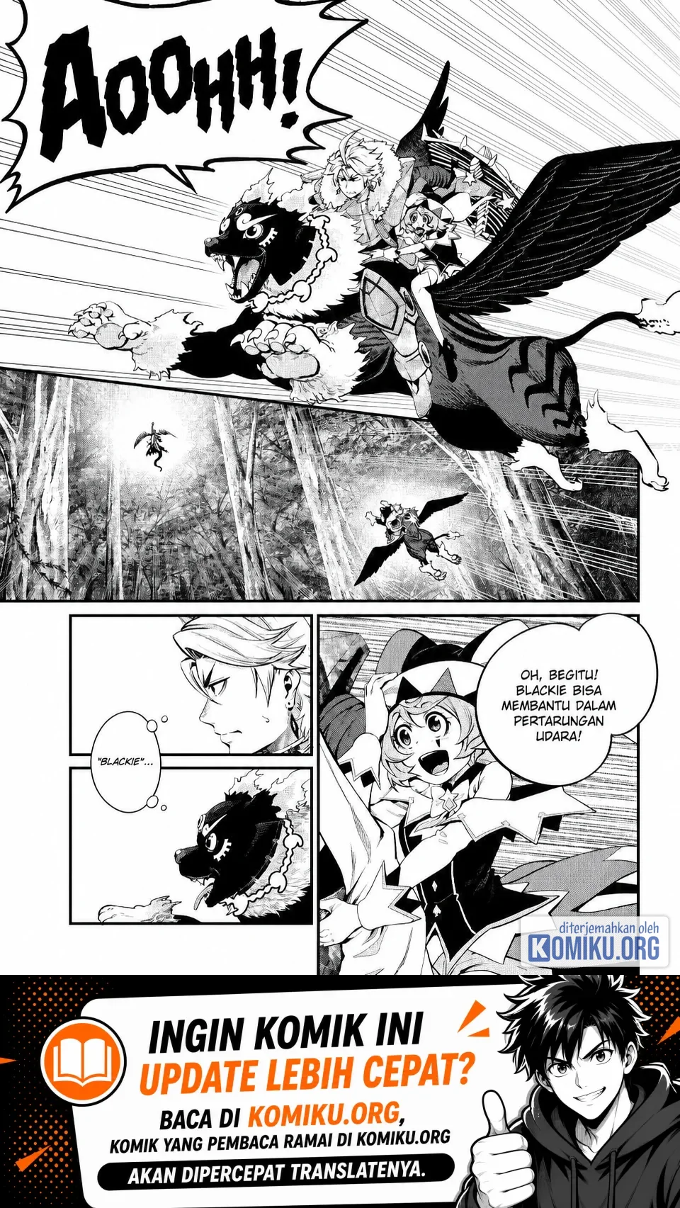 Komik Tsuihou Sareta Tenshou Juu Kishi wa Game Chishiki de Musou Suru Chapter 176 gambar 1