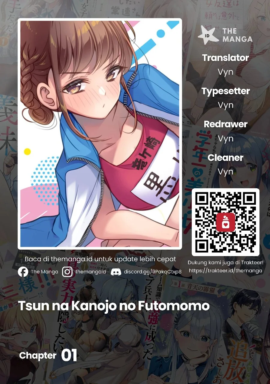 Komik Tsun na Kanojo no Futomomo Chapter 1 gambar 1