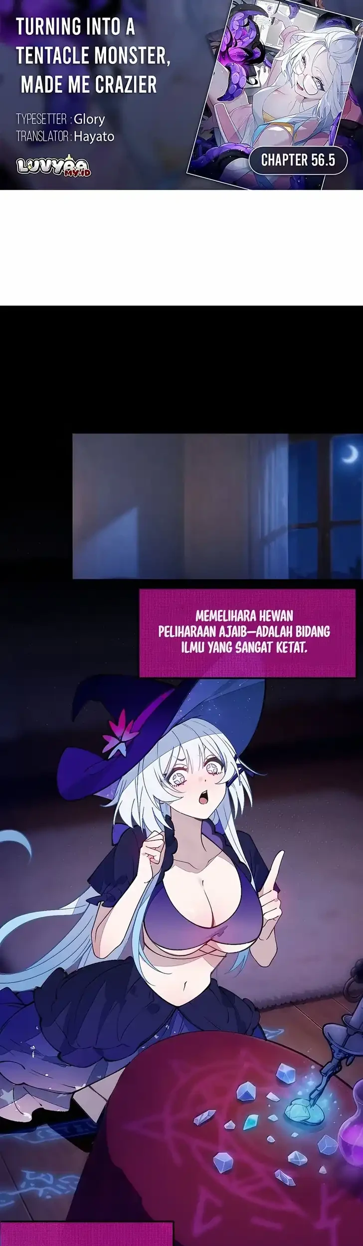 Komik Turning Into A Tentacle Monster, Made Me Crazier Chapter 56.5 gambar 1