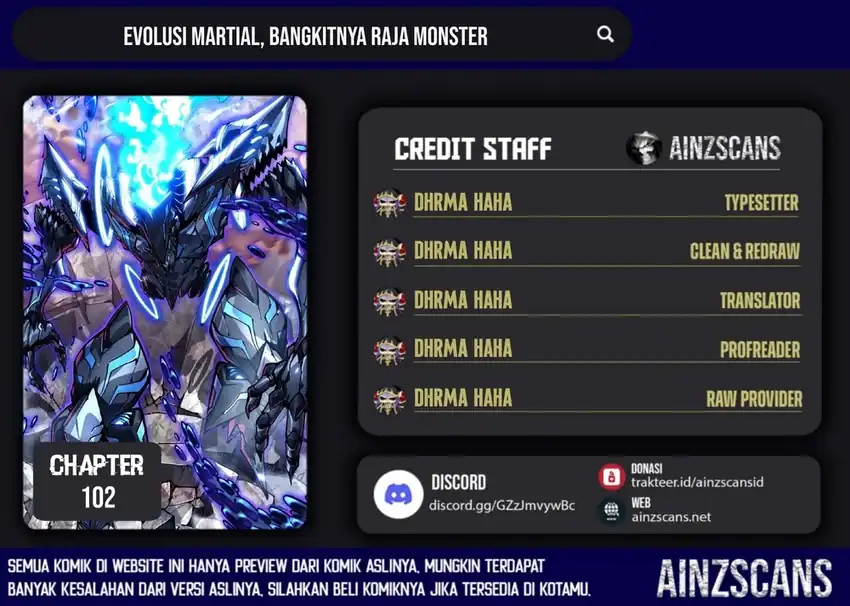 Komik Ultimate Martial Evolution: Begin by Awakening the King of Monsters Chapter 102 gambar 1