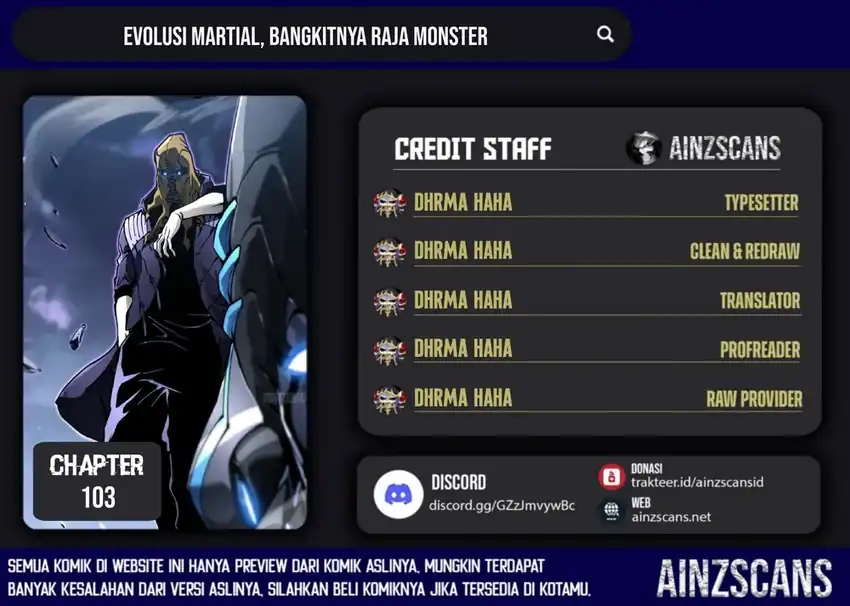 Komik Ultimate Martial Evolution: Begin by Awakening the King of Monsters Chapter 103 gambar 1