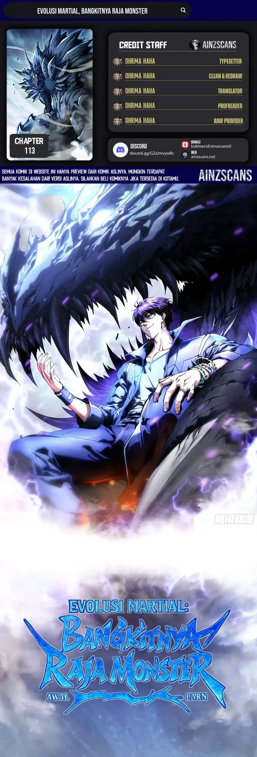 Komik Ultimate Martial Evolution: Begin by Awakening the King of Monsters Chapter 113 gambar 1