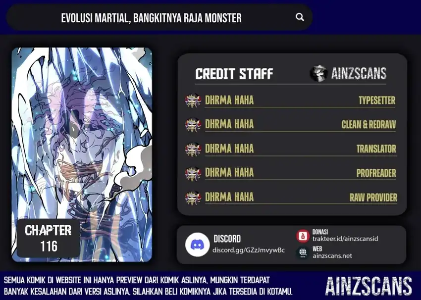 Komik Ultimate Martial Evolution: Begin by Awakening the King of Monsters Chapter 116 gambar 1