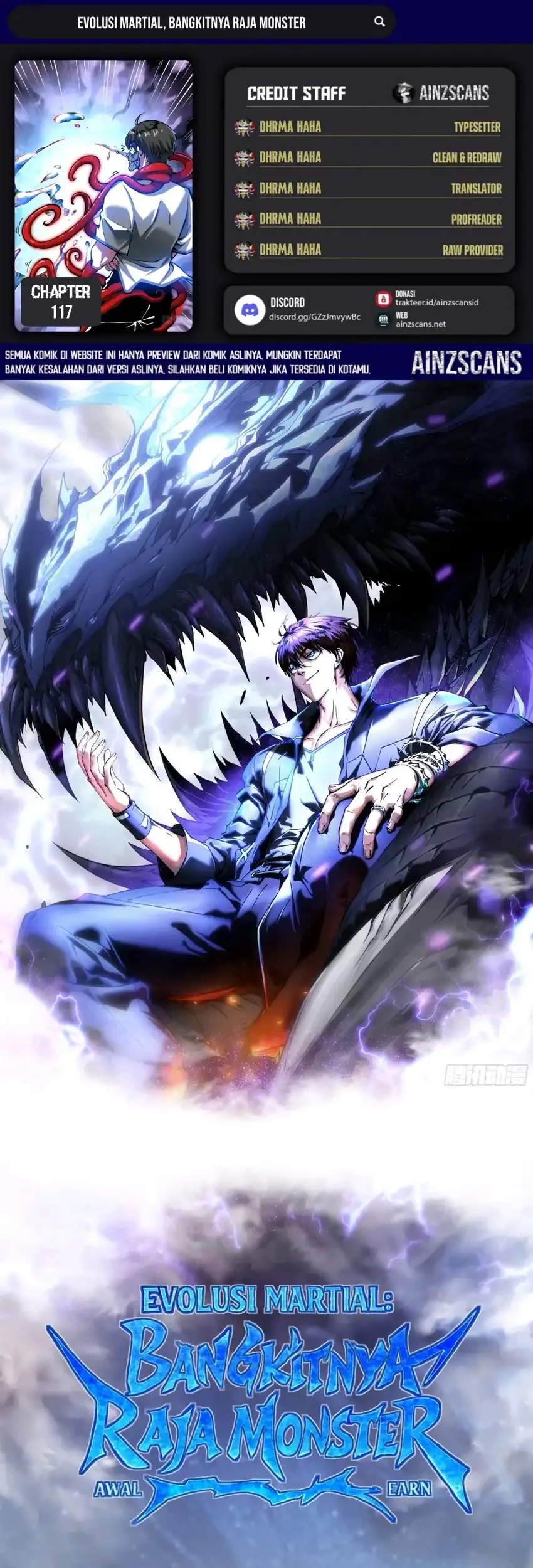 Komik Ultimate Martial Evolution: Begin by Awakening the King of Monsters Chapter 117 gambar 1