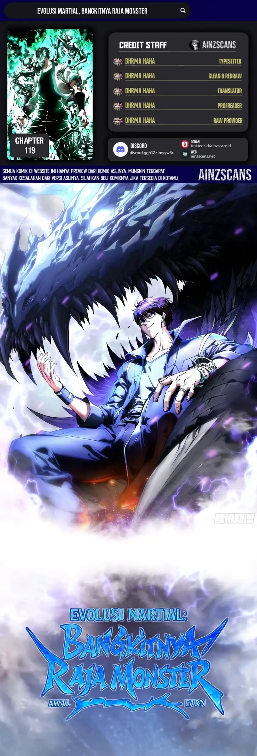 Komik Ultimate Martial Evolution: Begin by Awakening the King of Monsters Chapter 119 gambar 1