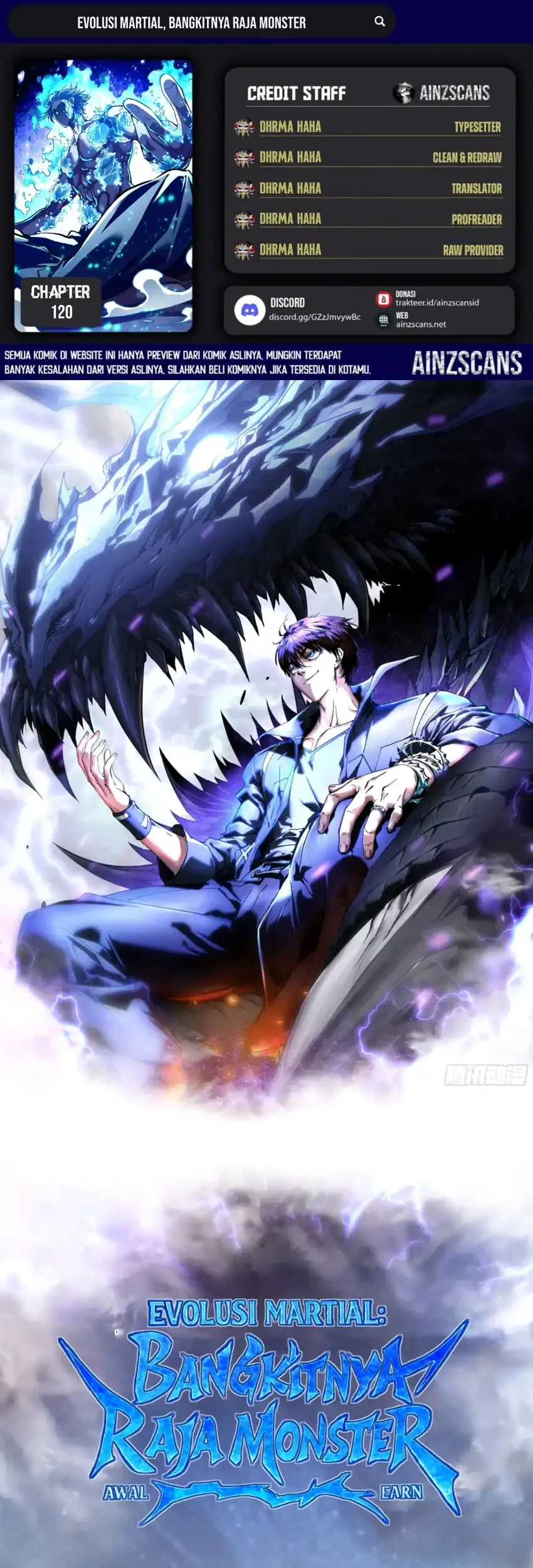 Komik Ultimate Martial Evolution: Begin by Awakening the King of Monsters Chapter 120 gambar 1