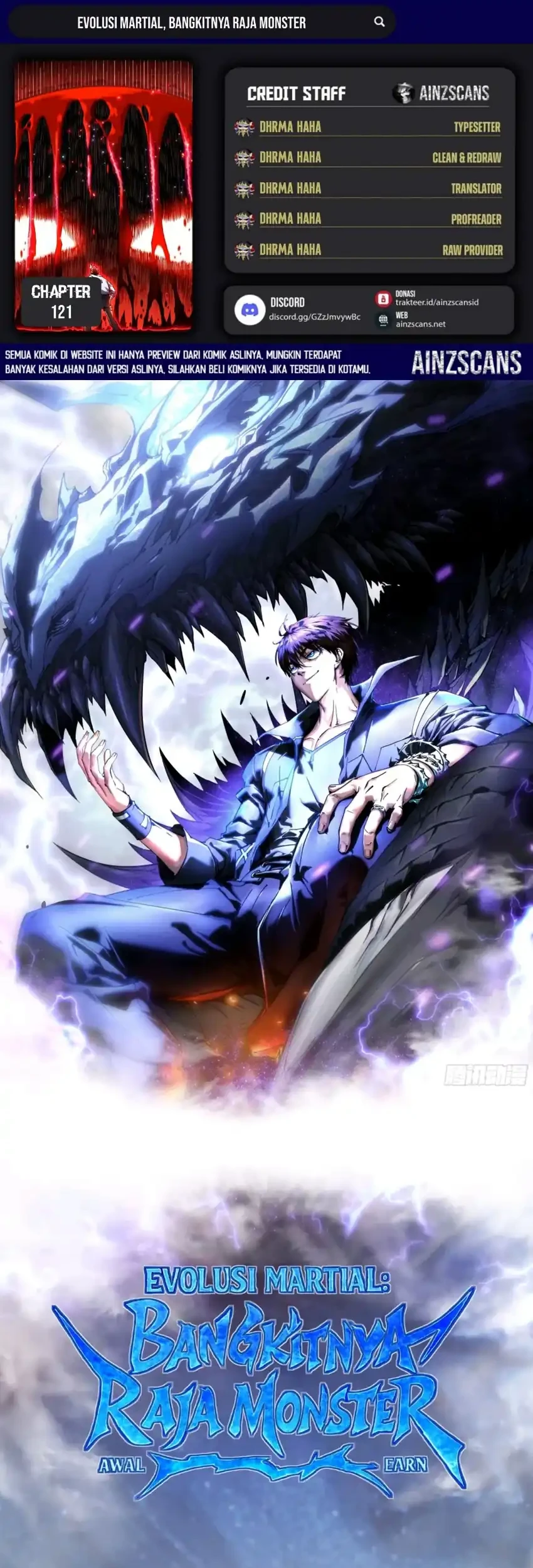 Komik Ultimate Martial Evolution: Begin by Awakening the King of Monsters Chapter 121 gambar 1
