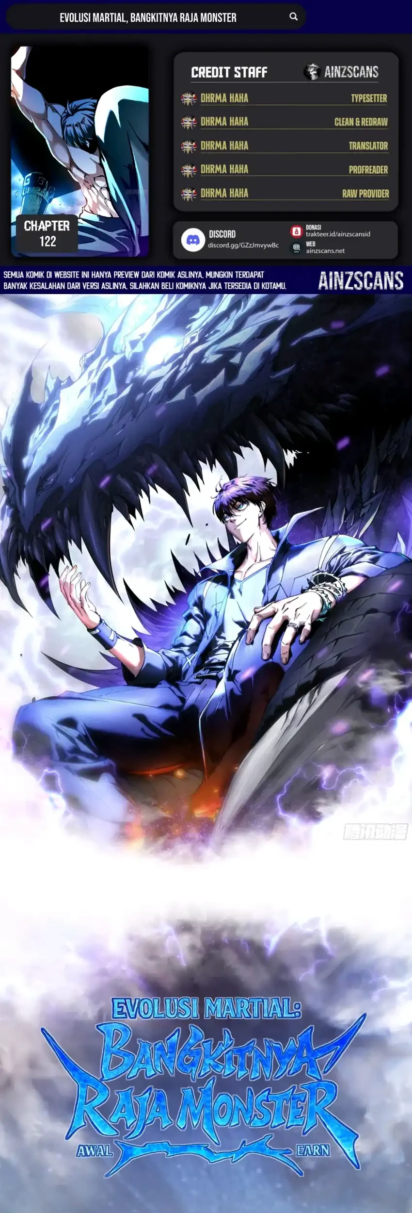 Komik Ultimate Martial Evolution: Begin by Awakening the King of Monsters Chapter 122 gambar 1