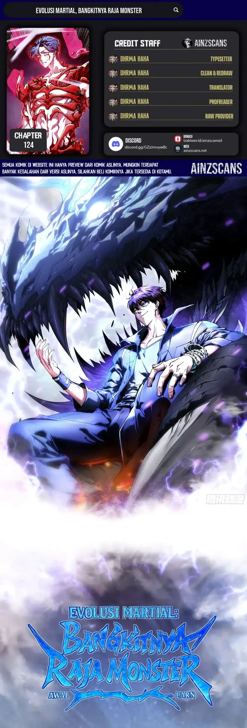 Komik Ultimate Martial Evolution: Begin by Awakening the King of Monsters Chapter 124 gambar 1