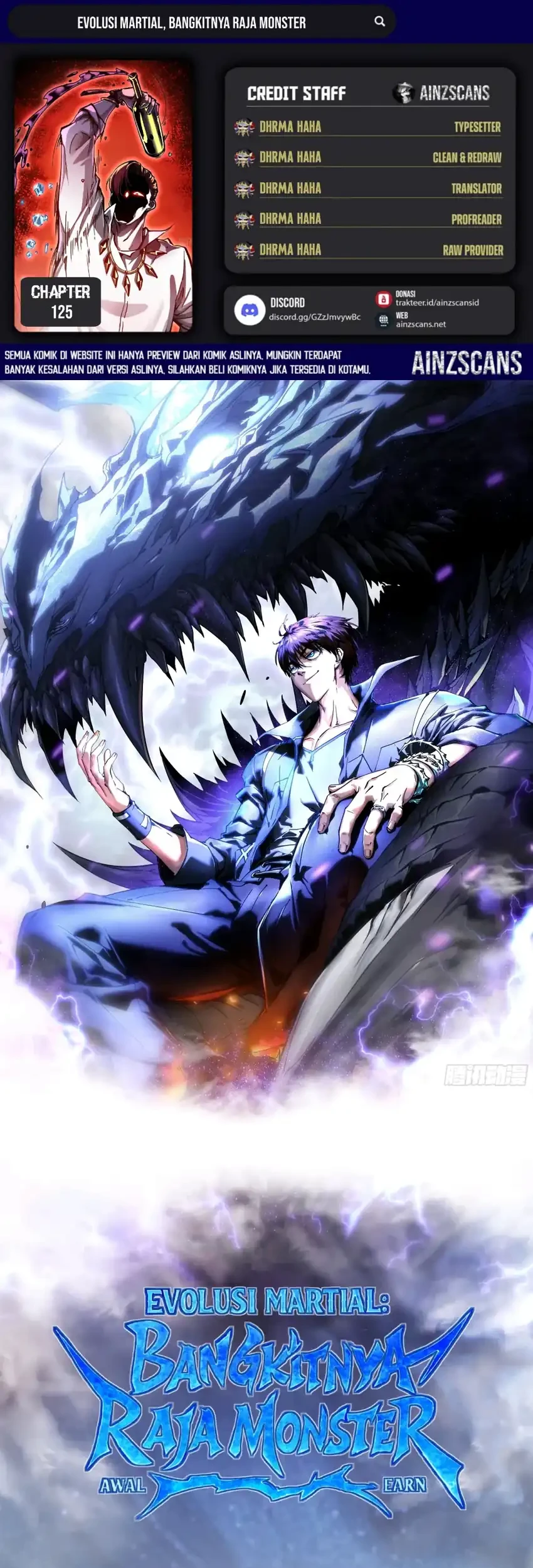Komik Ultimate Martial Evolution: Begin by Awakening the King of Monsters Chapter 125 gambar 1