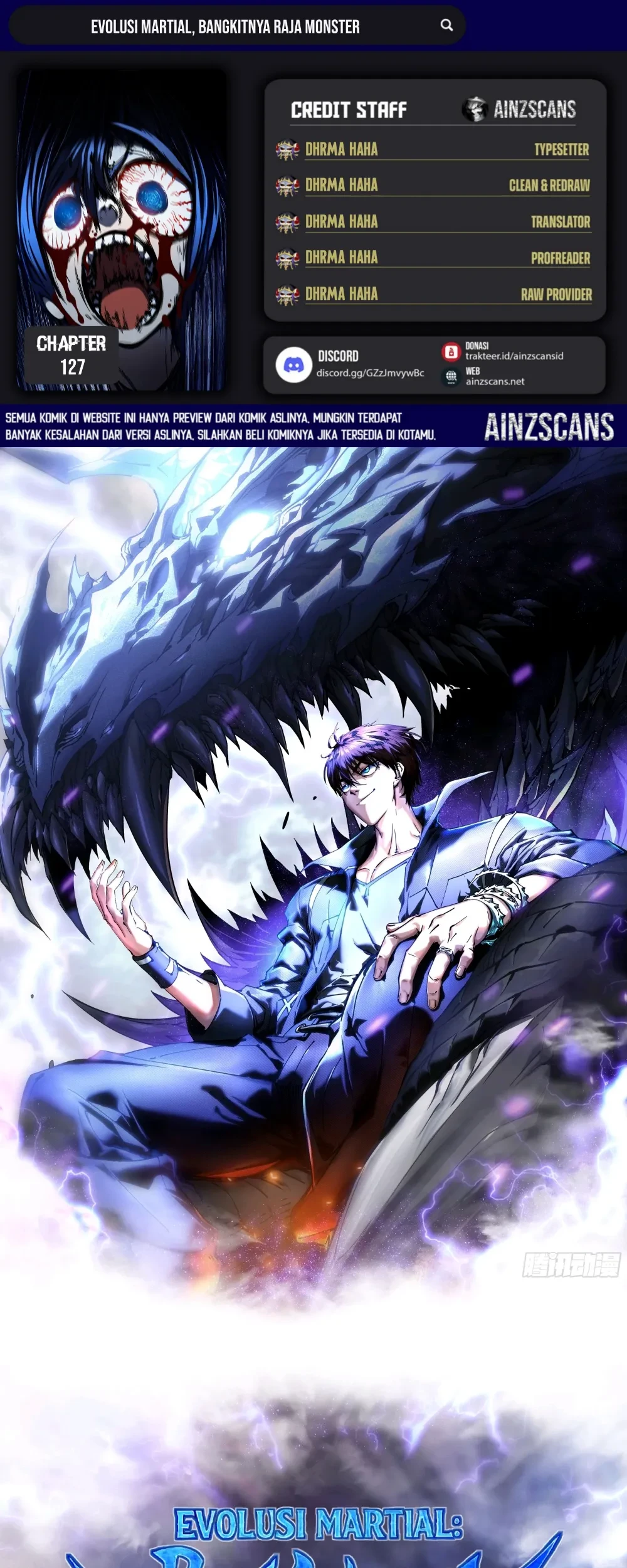 Manhua Ultimate Martial Evolution: Begin by Awakening the King of Monsters Chapter 128 gambar 2