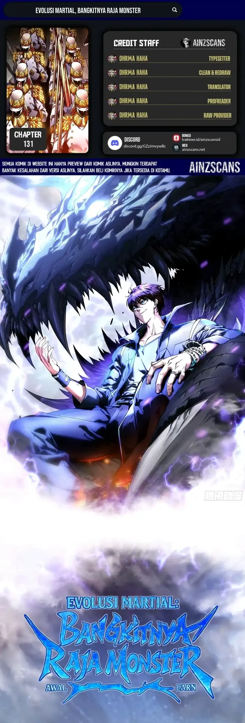 Komik Ultimate Martial Evolution: Begin by Awakening the King of Monsters Chapter 131 gambar 1
