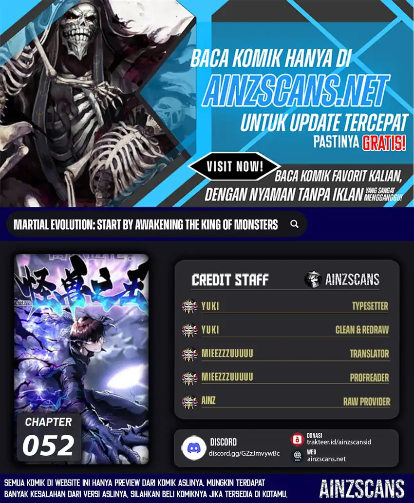 Komik Ultimate Martial Evolution: Begin by Awakening the King of Monsters Chapter 52 gambar 1