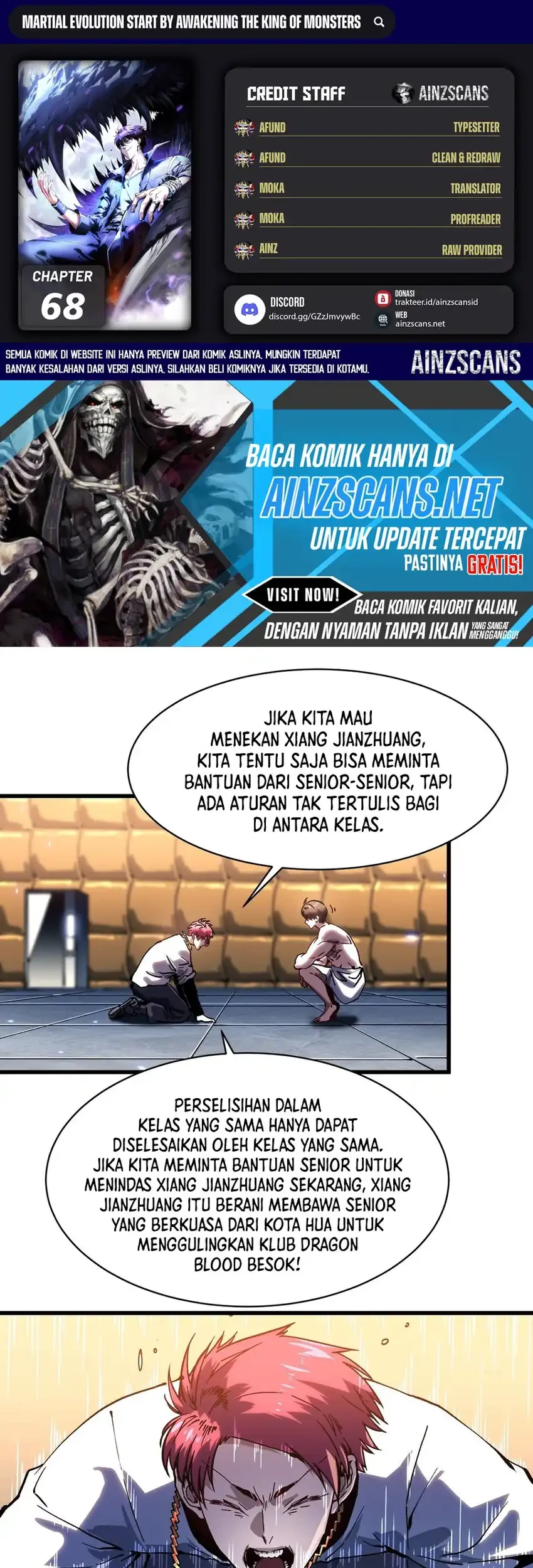 Komik Ultimate Martial Evolution: Begin by Awakening the King of Monsters Chapter 68 gambar 1