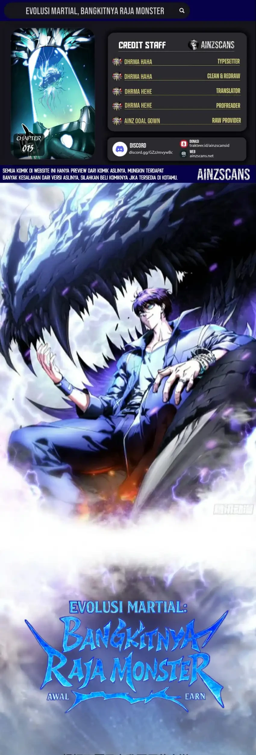 Komik Ultimate Martial Evolution: Begin by Awakening the King of Monsters Chapter 75 gambar 1